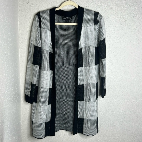 SOHO APPAREL PLAID CARDIGAN SIZE XS - Picture 1 of 5
